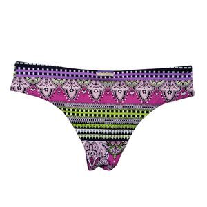 Sabz Swimwear Bikini Bottom Womens Small Geometric Paisley Made in Colombia